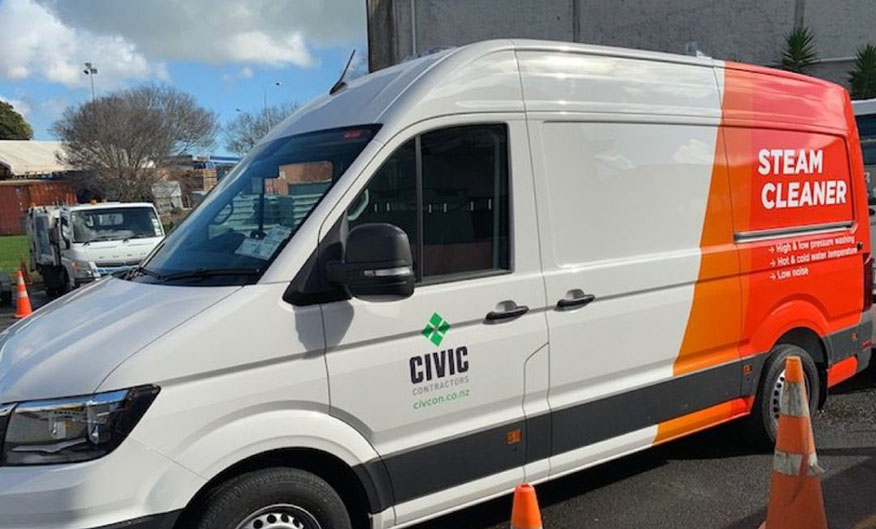 New steam cleaning van hits the road